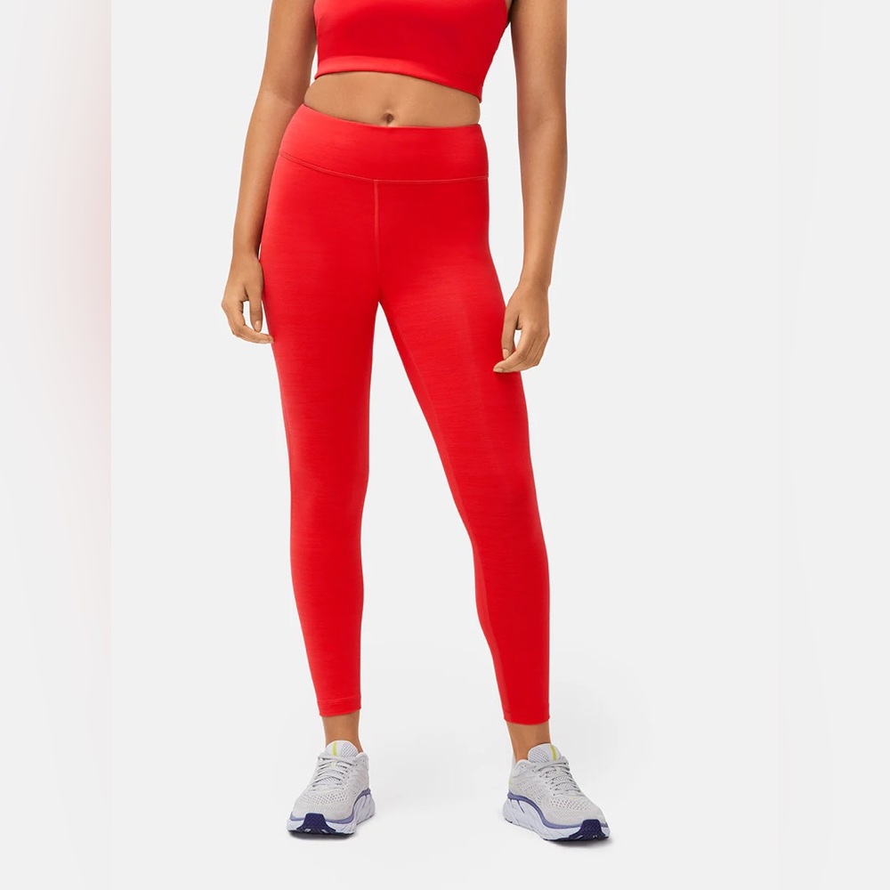 Outdoor Voices TechSweat 7/8 Red legging